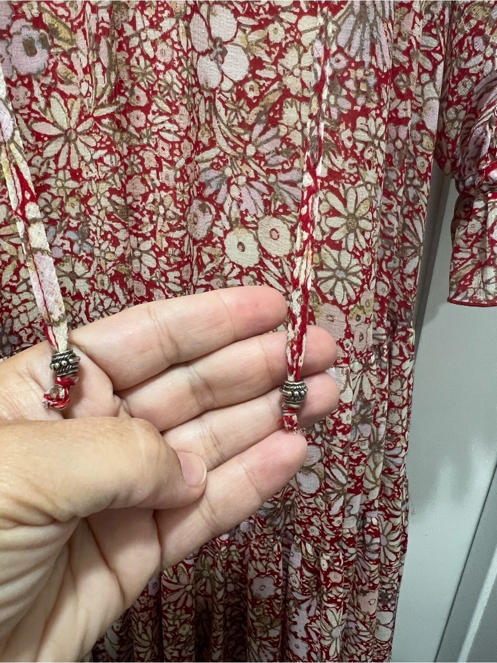 Free People Feeling Groovy Maxi in Red - size Medium - Picture 4 of 7